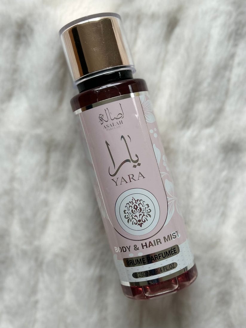 Brume parfumée Yara rose pour corps et cheveux 250 ml