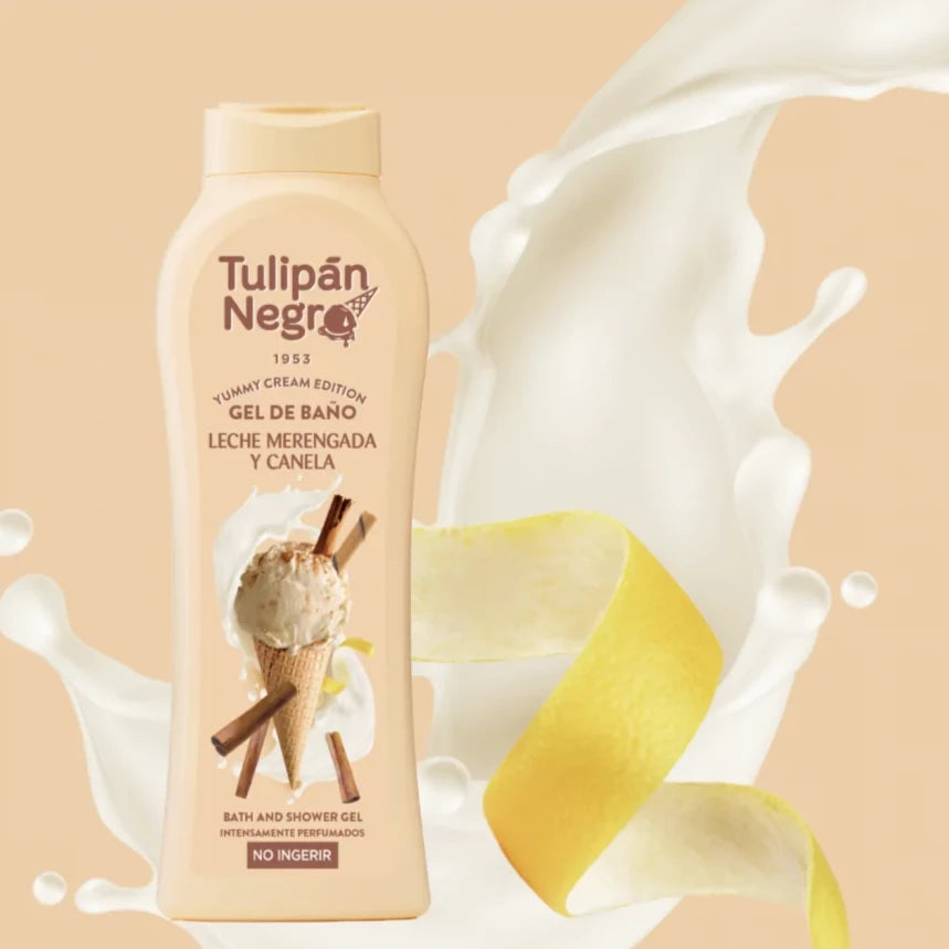 Gel douche et bain au lait meringué et à la cannelle 650ML