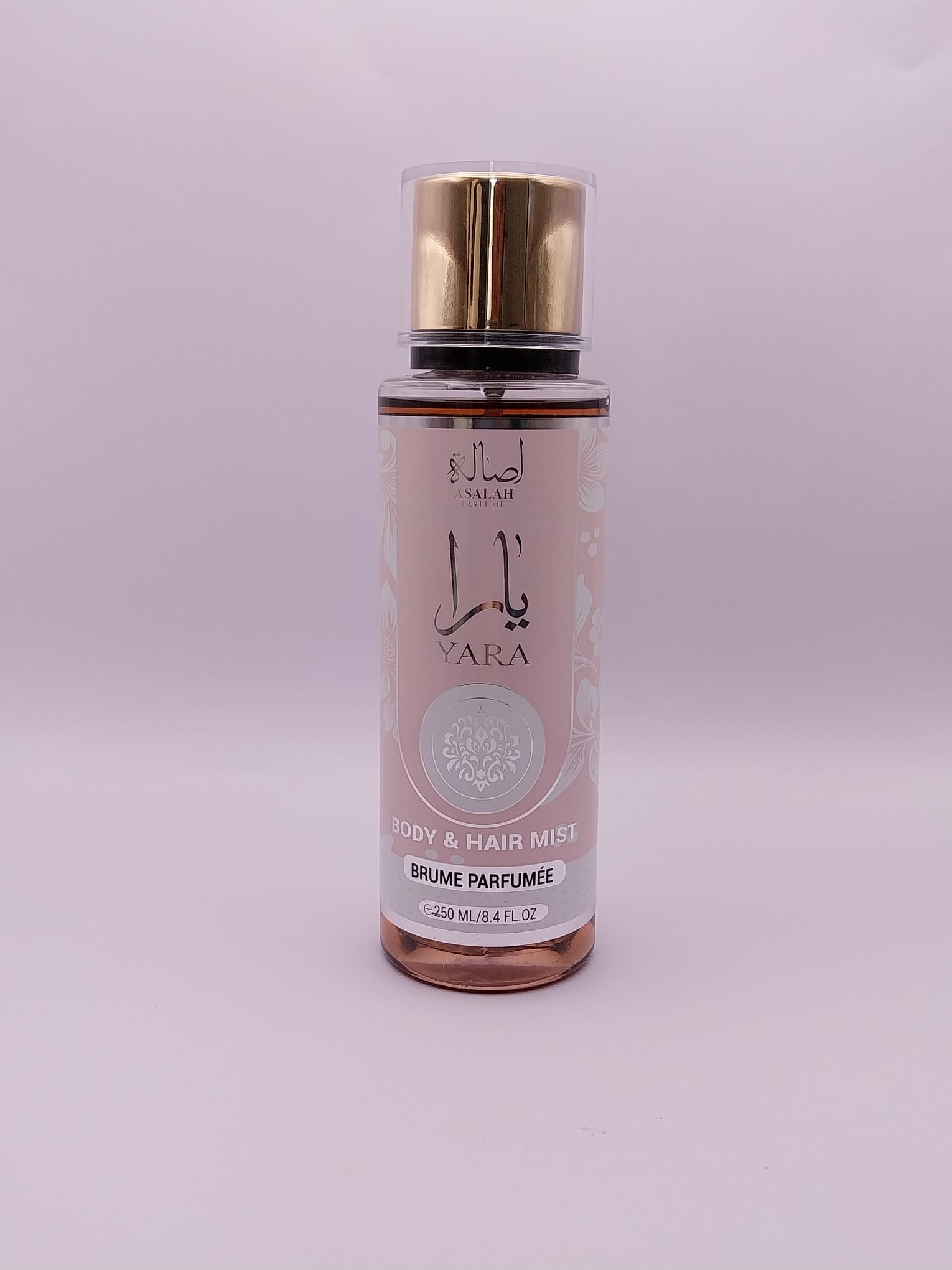 Brume parfumée Yara rose pour corps et cheveux 250 ml